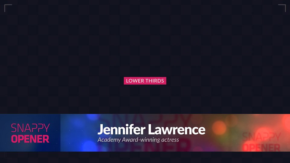 lower thirds